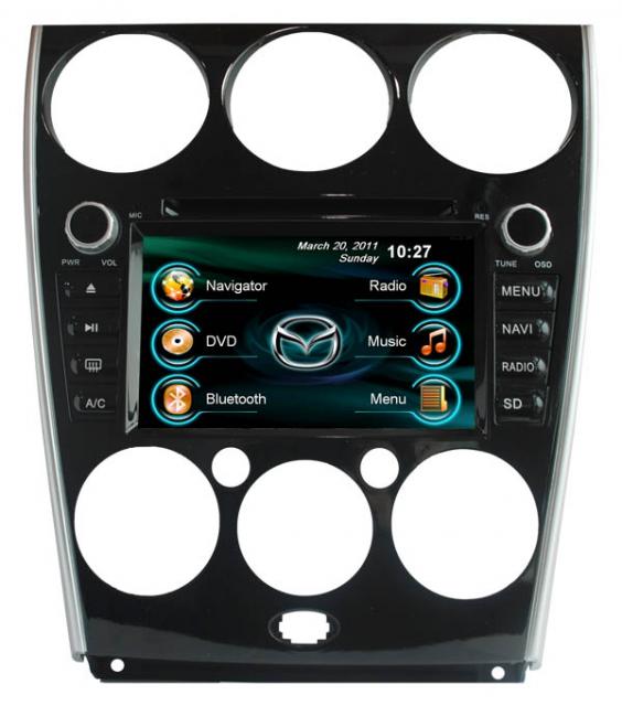 Штатная магнитола Dvd Gps Roadrover  для   Mazda 6 2007