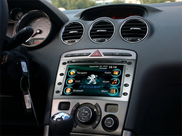 2din штатна магнітола Peugeot 308/408